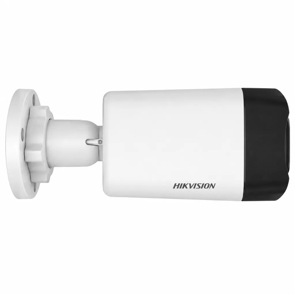 Rear view of Hikvision DS-2CD1023G2-LIU 2MP IP bullet security camera showing durable outdoor mounting design.