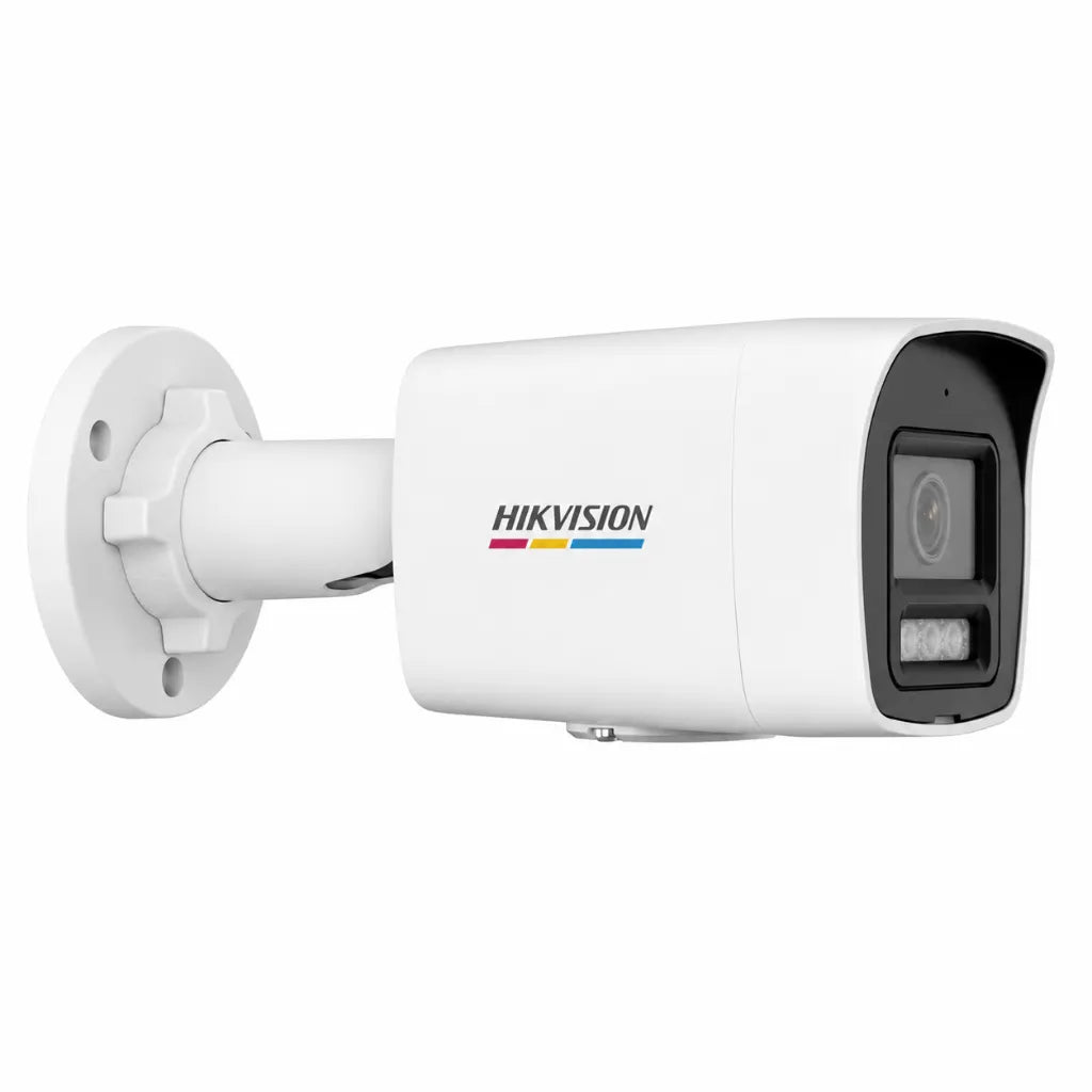 Right side profile of Hikvision DS-2CD1027G2H-LIU 2MP IP Bullet Camera designed for PoE security surveillance applications.