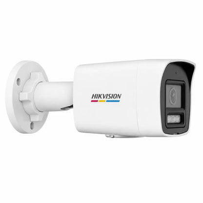 Right side profile of Hikvision DS-2CD1027G2H-LIU 2MP IP Bullet Camera designed for PoE security surveillance applications.