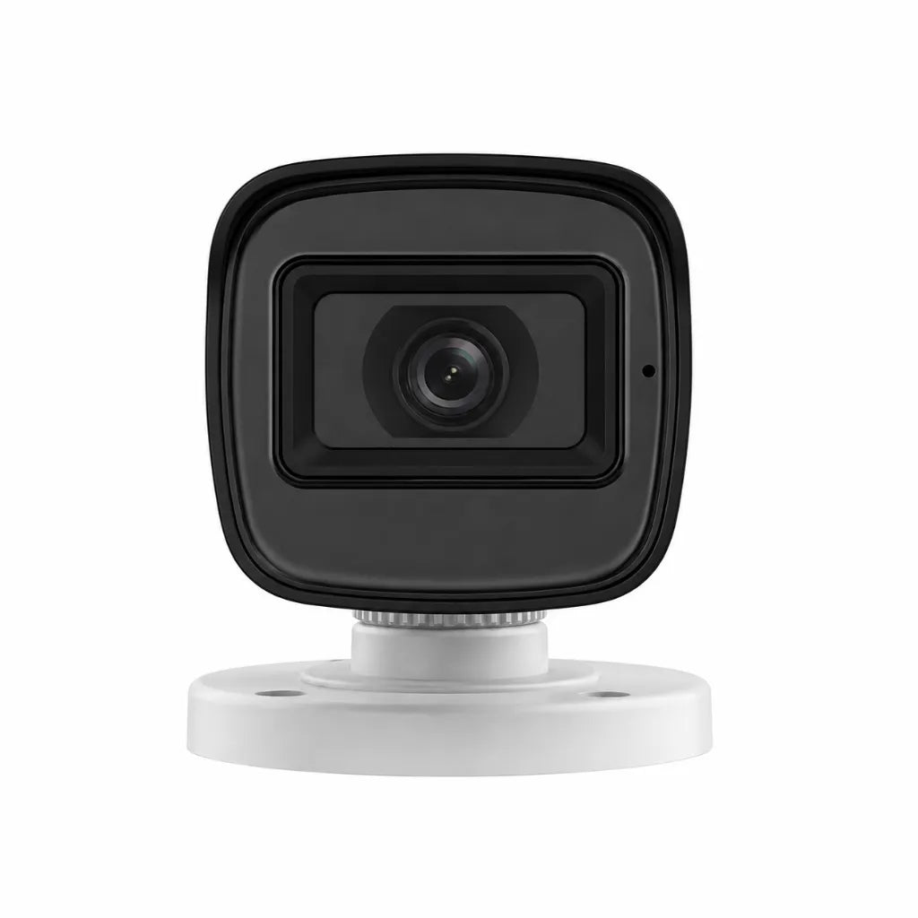 Front view of Hikvision DS-2CE16D0T-ITPFS 2MP Audio Bullet Camera with 3.6mm fixed lens and Smart IR night vision
