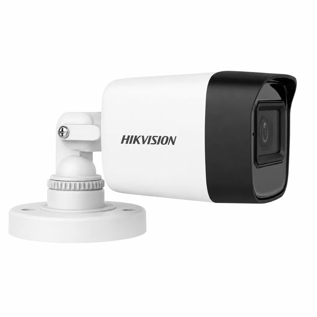 Right angle view of Hikvision DS-2CE16D0T-ITPFS Full HD 2MP Audio Bullet Security Camera with IP67 weatherproof design