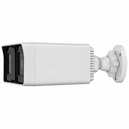 Side profile of Hikvision DS-2CE18D0T-LFS 2MP Bullet Security Camera showing adjustable mounting bracket for surveillance installations.