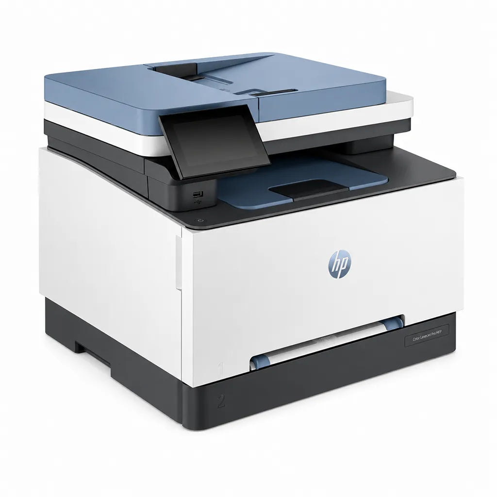 HP Color LaserJet Pro MFP 3303sdw colour laser printer rear angled view -tpstech.in
