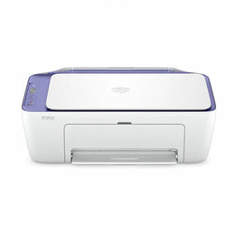HP DeskJet 2931 all-in-one inkjet printer front view with white and purple design-tpstech.in