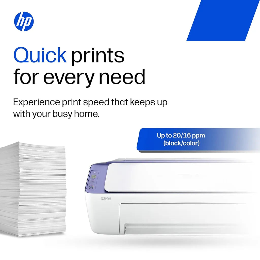 HP DeskJet 2931 inkjet printer delivering up to 20 ppm black and 16 ppm colour printing-tpstech.in