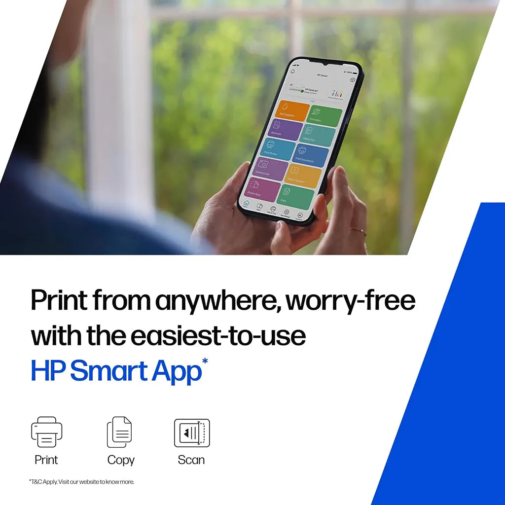 HP DeskJet Ink Advantage 4388 with HP Smart App for mobile print copy and scan functions -tpstech.in