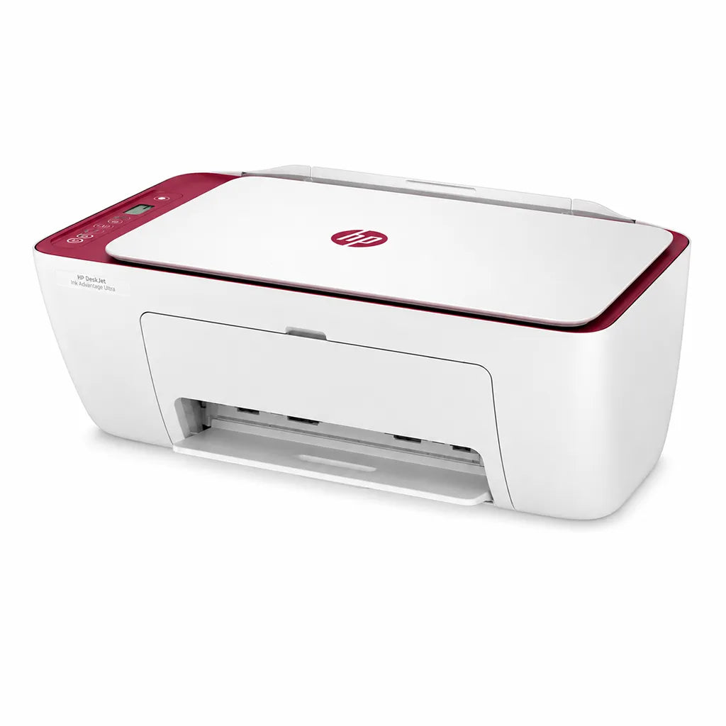 Right-angle view of HP DeskJet Ink Advantage Ultra 4929 All-in-One printer showing compact body and front paper output tray -tpstech.in