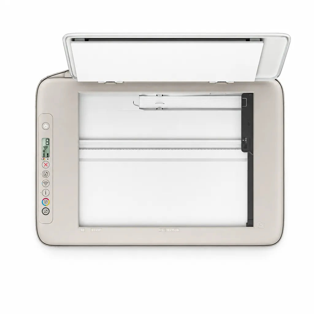 HP DeskJet Ink Advantage Ultra 5135 flatbed scanner and paper tray top view -tpstech.in