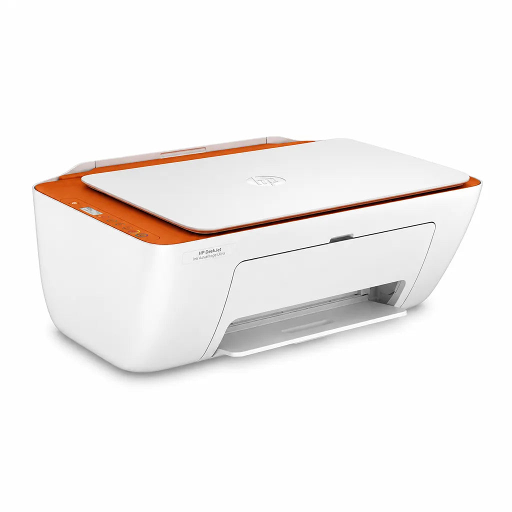 HP DeskJet Ink Advantage Ultra 5185 all-in-one printer left angle view with paper output tray -tpstech.in