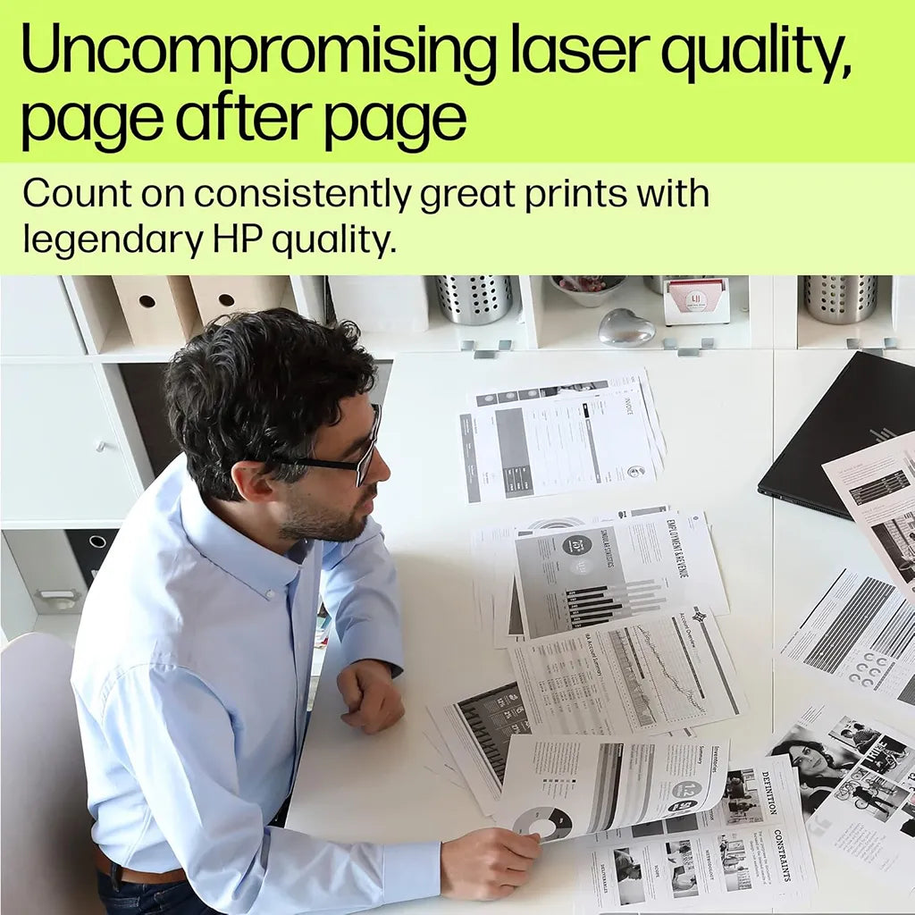 HP Laser 1008w monochrome laser printer delivering consistent black and white document printing -tpstech.in