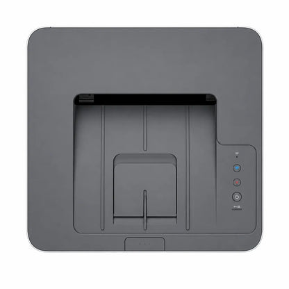 HP Laser 335dn laser printer top view showing paper output area and control buttons -tpstech.in