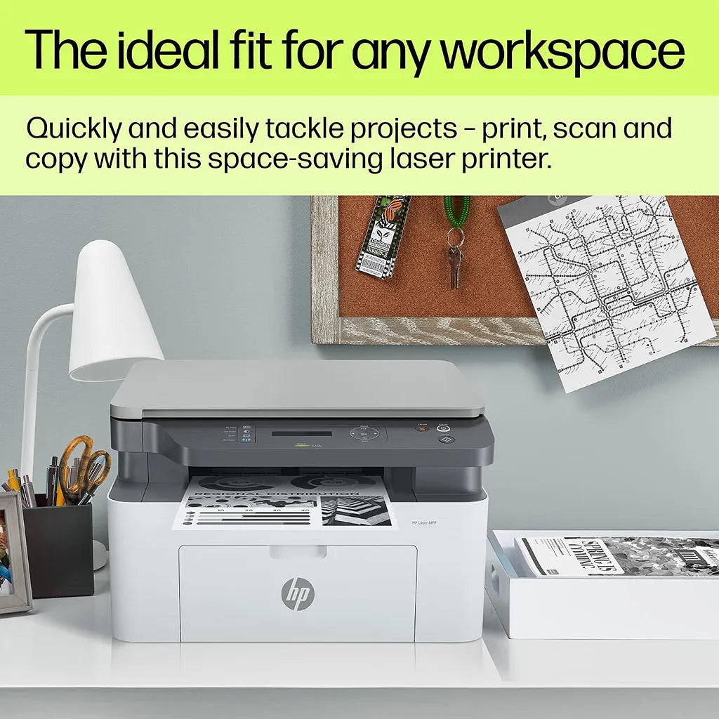HP Laser MFP 1188nw compact multifunction laser printer for workspace printing, scanning and copying -tpstech.in