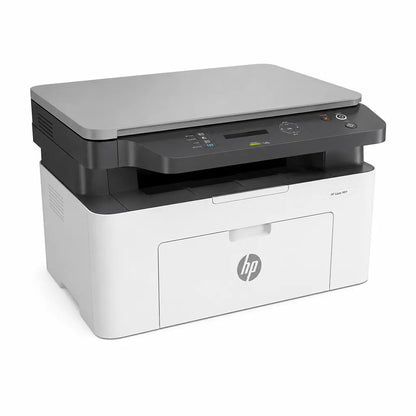 HP Laser MFP 1188nw monochrome multifunction laser printer front view with flatbed scanner and LCD control panel -tpstech.in