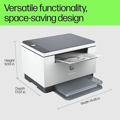 HP LaserJet MFP M233dw compact monochrome laser printer with space-saving design and multifunction capability -tpstech.in