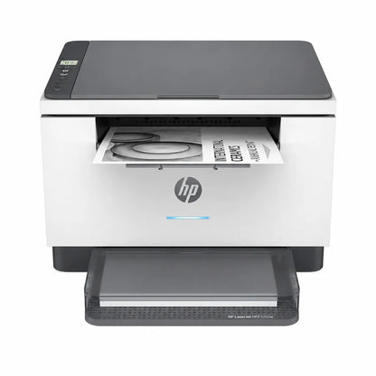 HP LaserJet MFP M233dw monochrome wireless laser all-in-one printer front view with output tray -tpstech.in