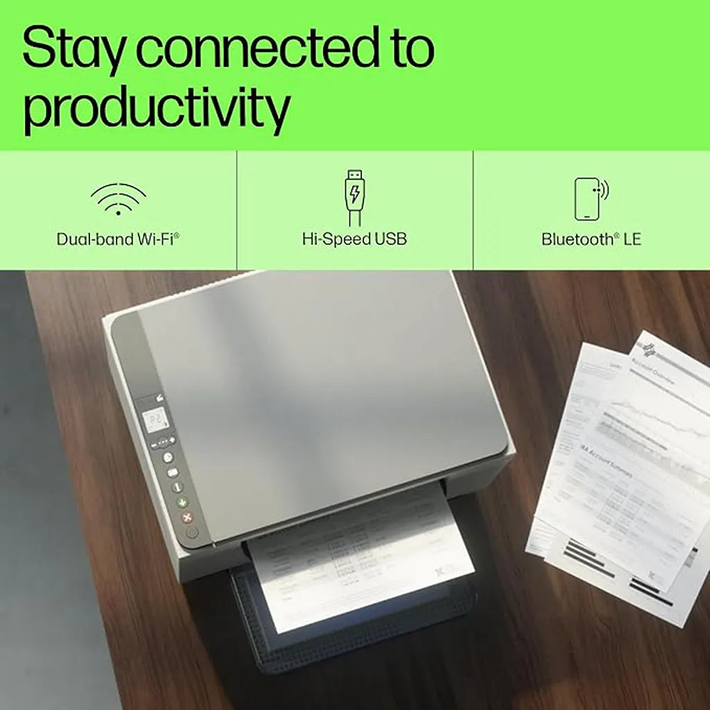 HP LaserJet MFP M233dw wireless laser printer featuring dual-band Wi-Fi, Hi-Speed USB and Bluetooth LE connectivity -tpstech.in