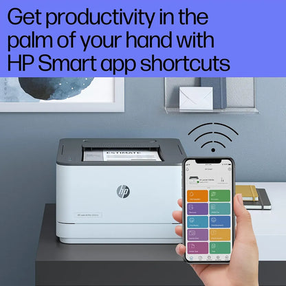 HP LaserJet Pro 3004dw printer with HP Smart app for convenient mobile printing and productivity shortcuts -tpstech.in