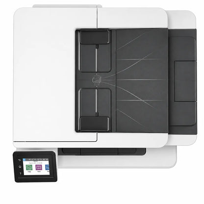 HP LaserJet Pro M329dw wireless monochrome laser printer top view highlighting automatic document feeder and paper output tray -tpstech.in