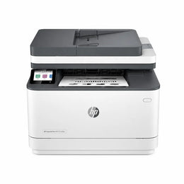 Front view of HP LaserJet Pro MFP 3104fdn multifunction monochrome laser printer with touchscreen and automatic document feeder -tpstech.in