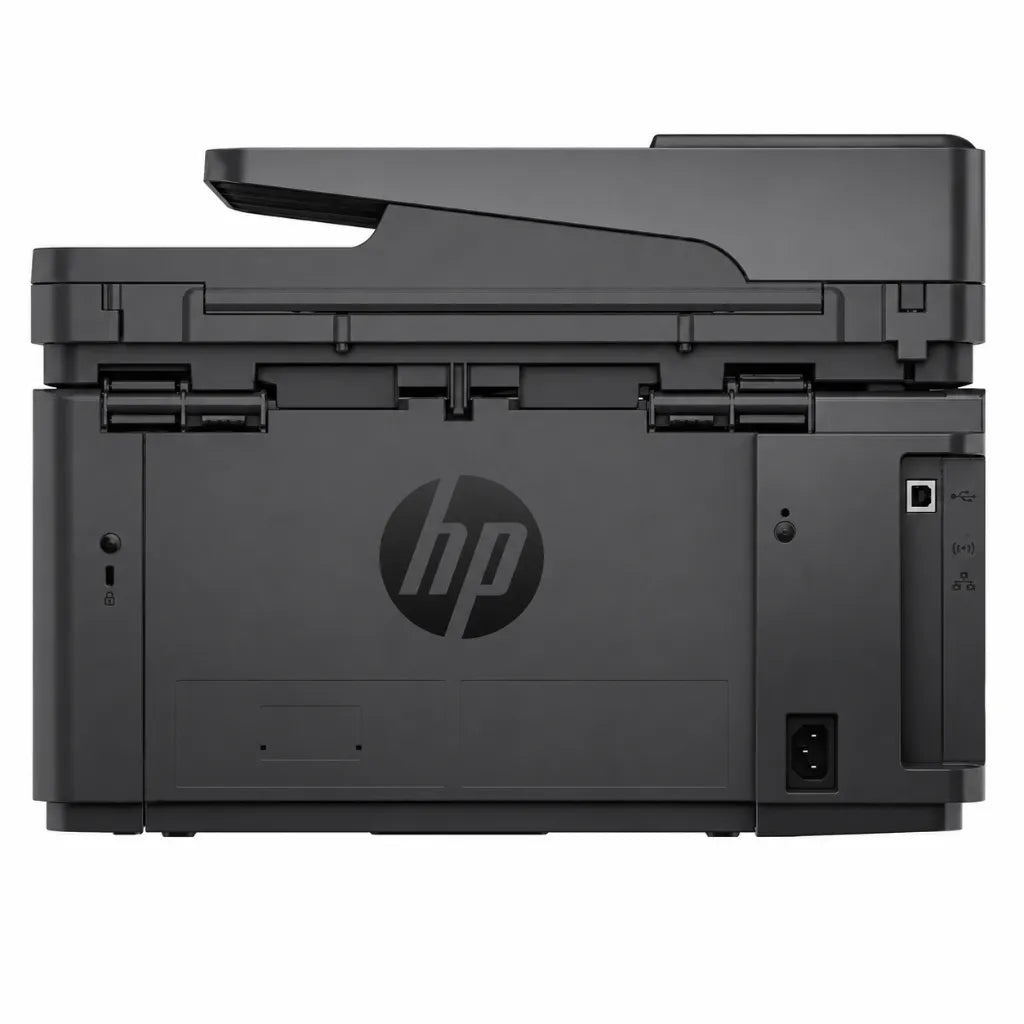 Rear view of HP LaserJet Pro MFP M126SNW Plus 53X76A showing USB, Ethernet and power connections.