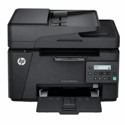 HP LaserJet Pro MFP M126SNW Plus 53X76A wireless monochrome laser multifunction printer front view with automatic document feeder.