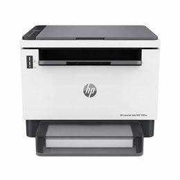 HP LaserJet Tank MFP 1005W wireless laser all in one printer front view with paper output tray -tpstech.in