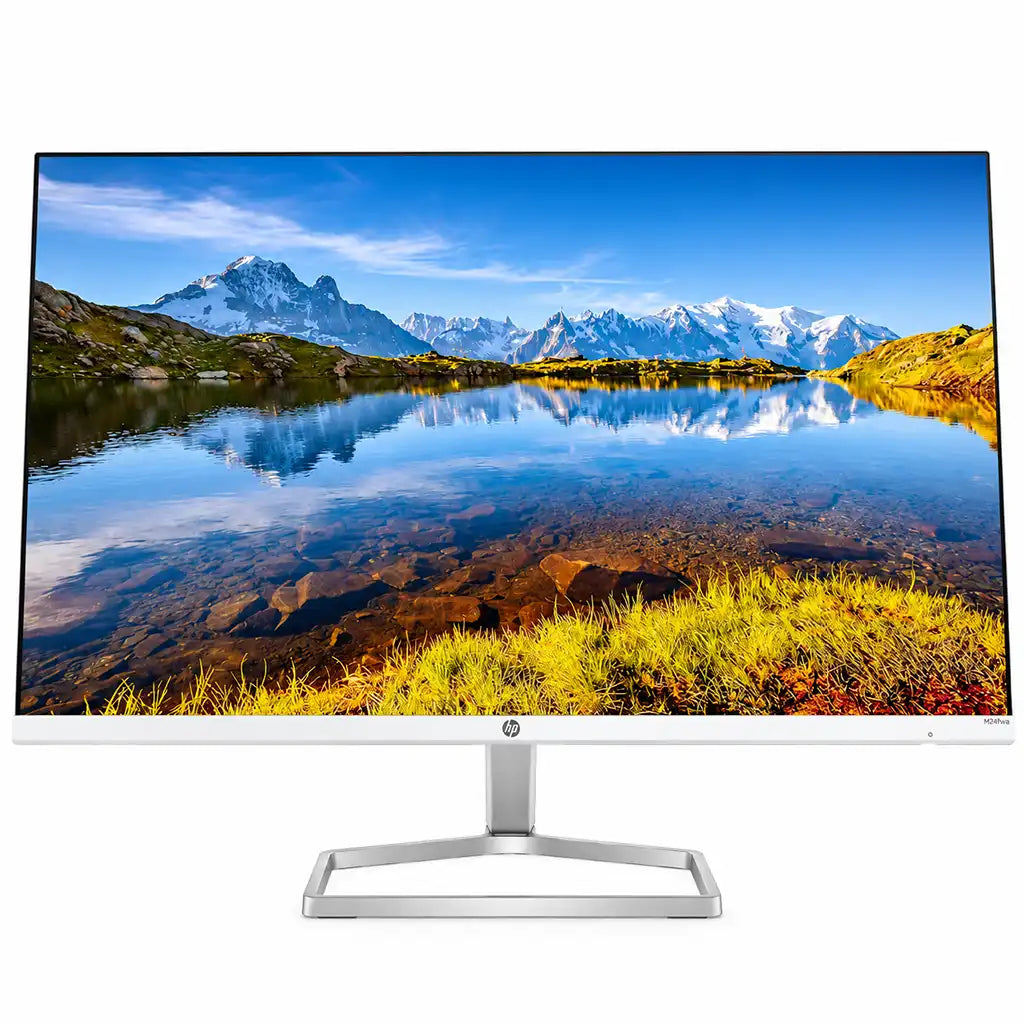 HP M24fwa FHD Monitor 23.8 Inch FHD Display with AMD FreeSync Front View on Stand -tpstech.in