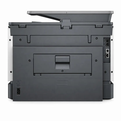 HP OfficeJet Pro 9130 all-in-one colour printer rear view showing power and connectivity ports -tpstech.in