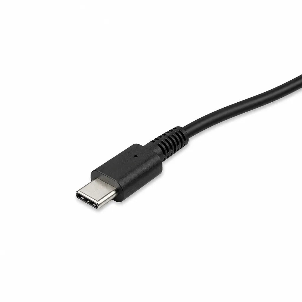Close-up of the USB Type-C charging pin on the HP Original 140W Laptop Charger Adapter.