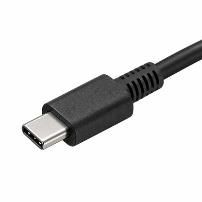 HP Original 65W 19.5V USB Type C Pin Laptop Charger Adapter macro view of reversible USB Type C connector plug tpstech.in