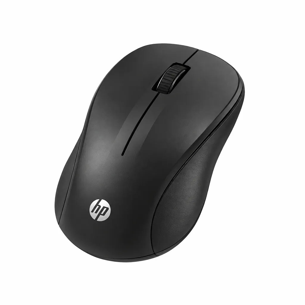 HP S500 G2 Wireless Mouse 1000 DPI Optical 2.4GHz USB-A Front Angled View tpstech.in