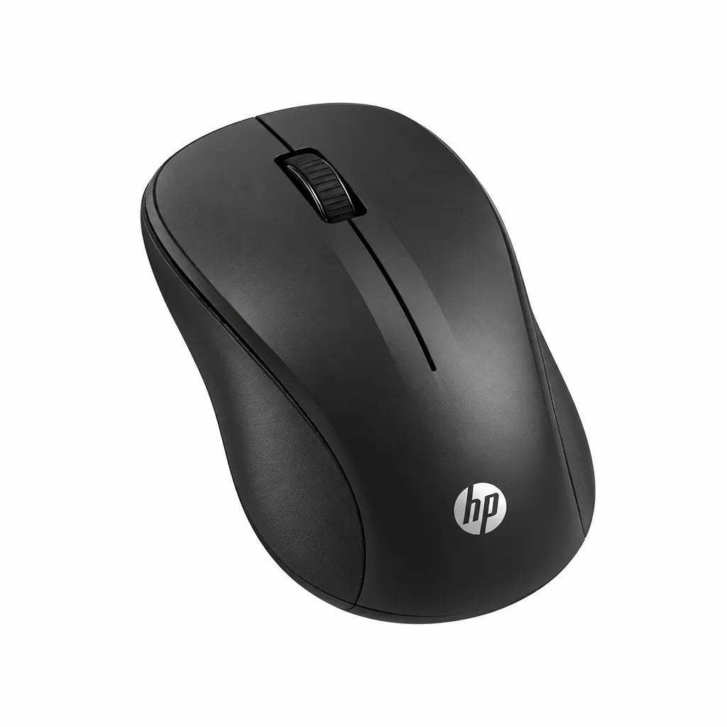 HP S500 G2 2.4GHz USB-A Wireless Optical Mouse Angled Perspective tpstech.in