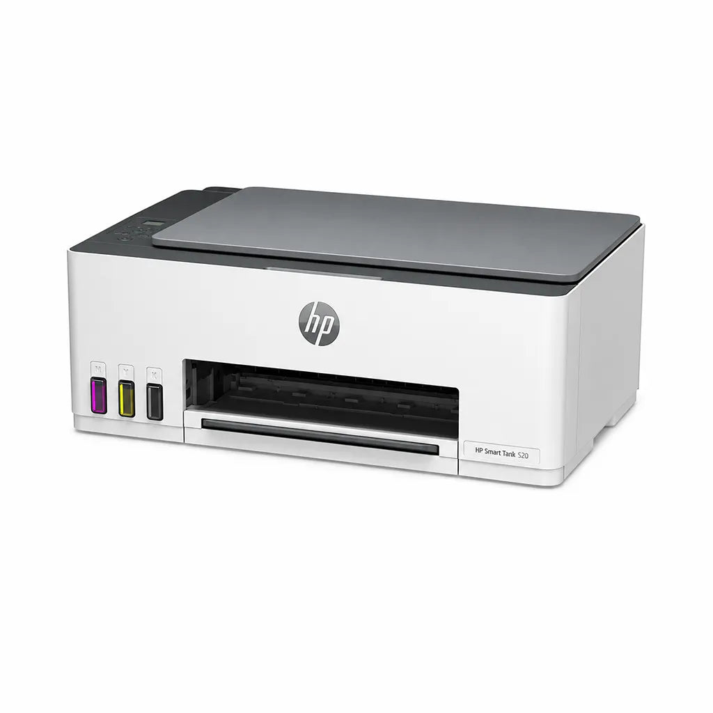 HP Smart Tank 520 all-in-one colour ink tank printer shown from a right angle view -tpstech.in