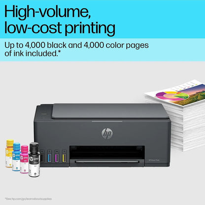 HP Smart Tank 524 All in One Inkjet Printer 5D174A High Volume Printing with Included Color Ink Bottles -tpstech.in