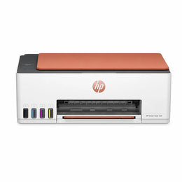 HP Smart Tank 529 all-in-one ink tank printer front view with four visible ink tanks -tpstech.in