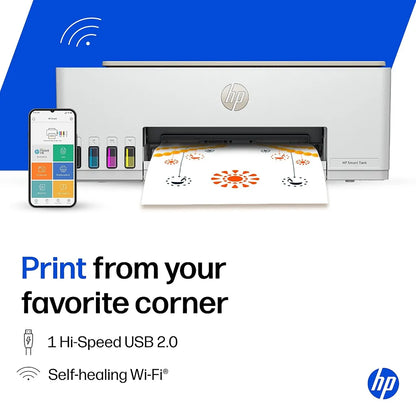 HP Smart Tank 583 wireless printer with Hi-Speed USB 2.0 and self-healing Wi-Fi connectivity -tpstech.in