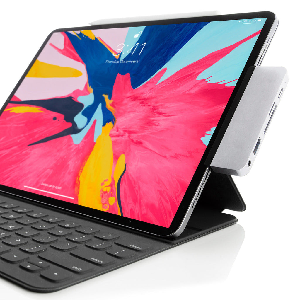 TARGUS HyperDrive HD319B 6-Port USB-C Hub for iPad Pro and iPad Air Models - Silver