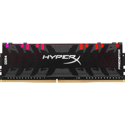 HyperX Predator RGB 8GB DDR4 2933MHz Desktop RAM Front View with Heat Spreader -tpstech.in