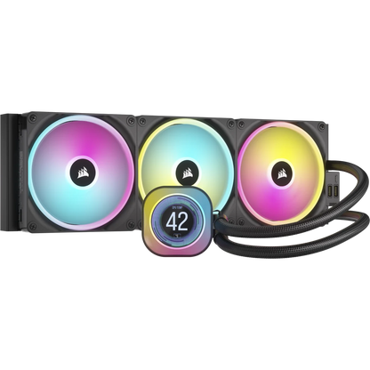 CORSAIR iCUE Link H170i LCD 420mm RGB AIO CPU Liquid Cooler
