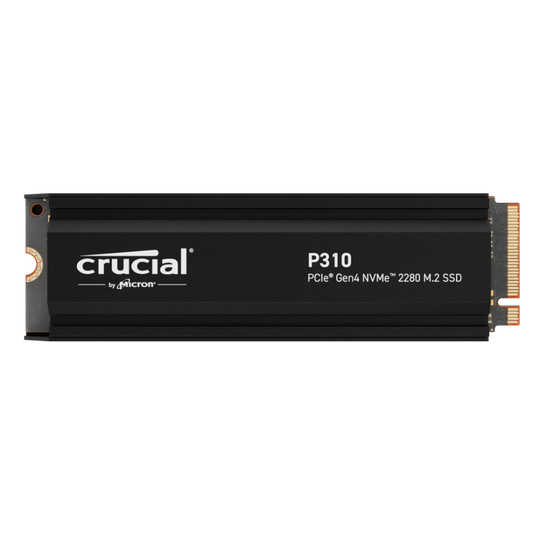 Crucial P310 1TB PCIe Gen4 NVMe 2280 M.2 with heatsink Internal Solid State Drive