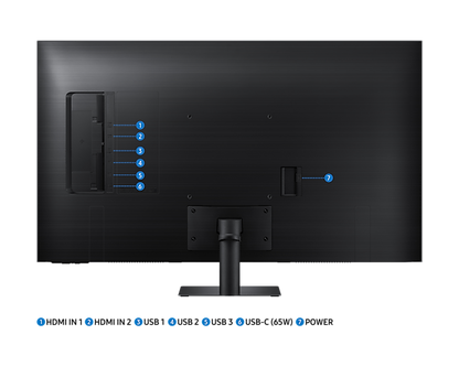 Samsung LS43BM702UWXXL 43" UHD 60Hz Smart TV Experience with Smart Monitor