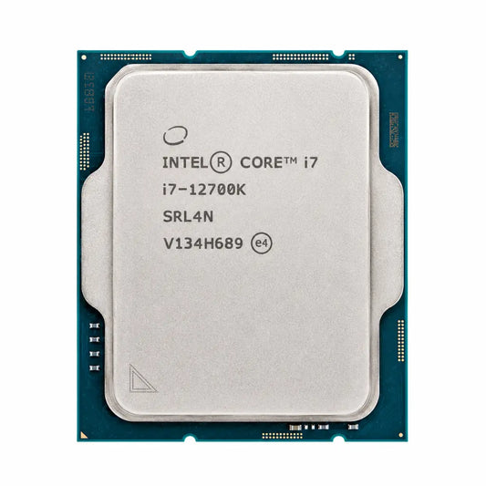 Intel Core i7-12700K Tray desktop processor angled view for LGA1700 gaming and high-performance PC builds