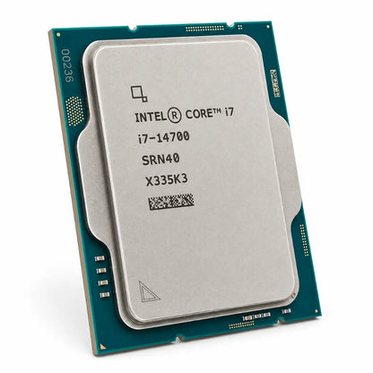 Intel Core i7-14700 Tray processor left angle product image for desktop PC build