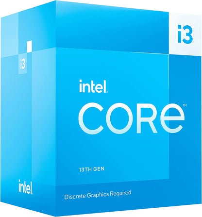 Intel Core 13th Gen i3-13100F LGA1700 Desktop Processor 4 Cores up to 4.5GHz 17MB Cache