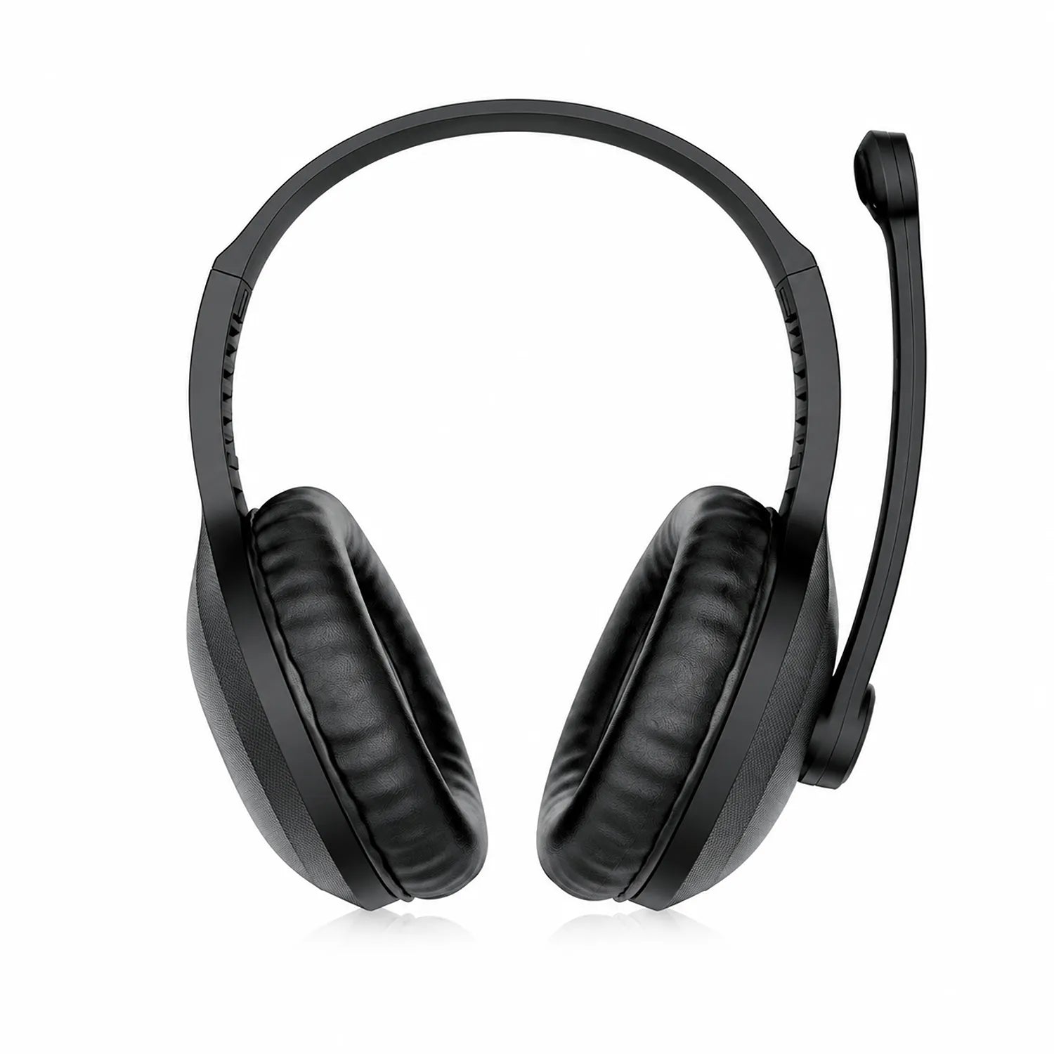 Intex Hero multimedia headphones with adjustable headband and comfortable over-ear earcups rear angle view -tpstech.in