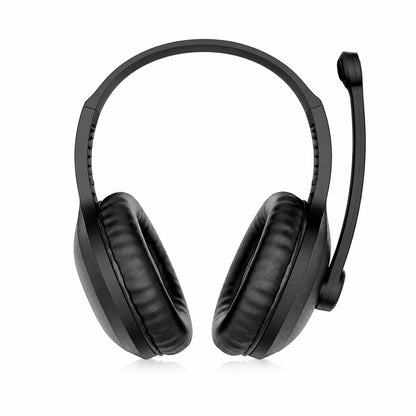 Intex Hero multimedia headphones with adjustable headband and comfortable over-ear earcups rear angle view -tpstech.in