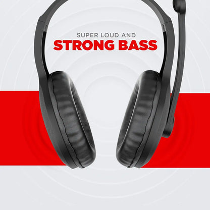 Intex Hero multimedia headphones with super loud sound and strong bass performance -tpstech.in