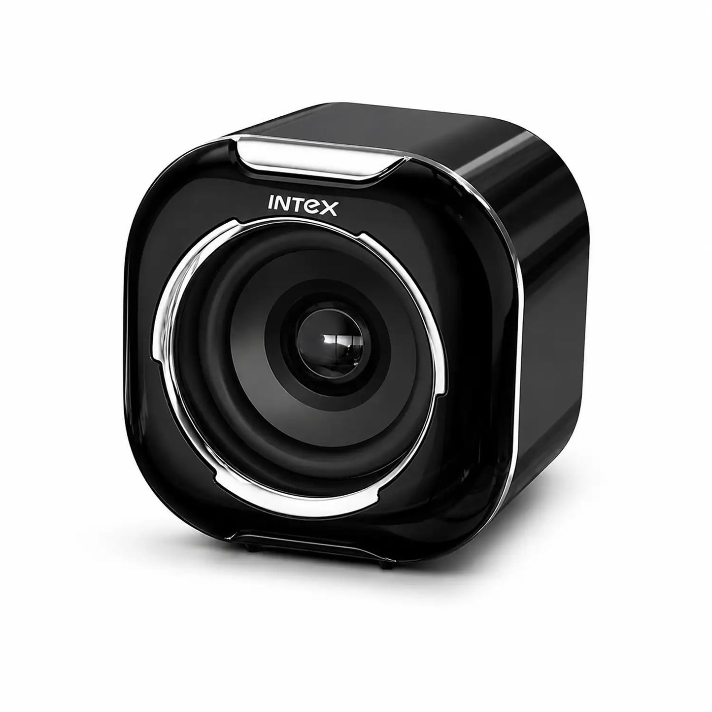 Intex IT 130 2.0 desktop speaker single front angle view-tpstech.in