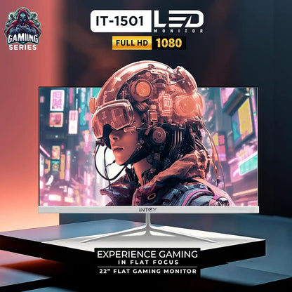 Intex IT-1501 LED 22 inch Full HD flat gaming monitor for immersive gaming-tpstech.in