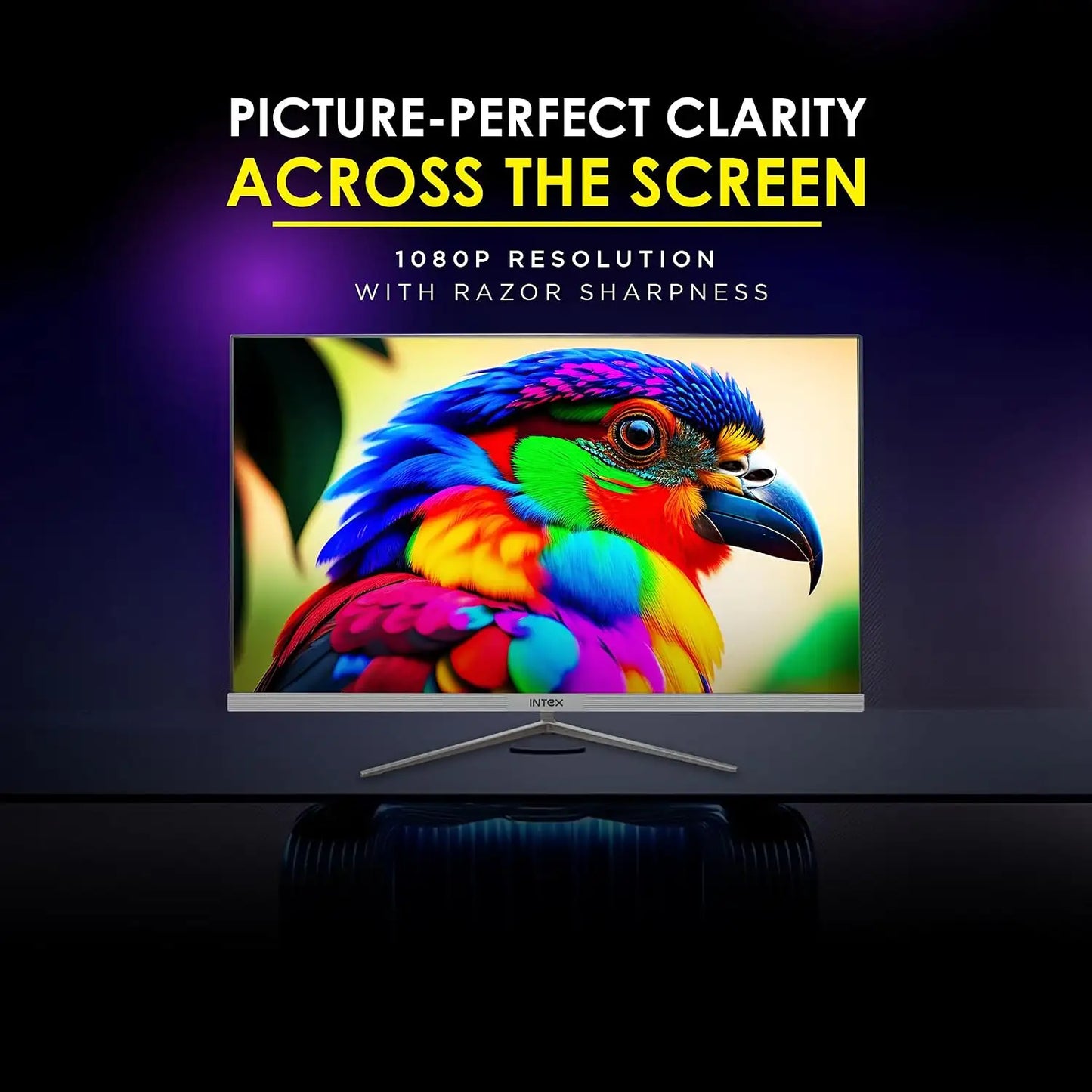 Intex IT-1702 24 inch curved gaming monitor with Full HD 1080p picture clarity-tpstech.in